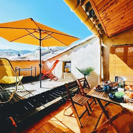 La Terrasse D'olea, Au Coeur Du Village *